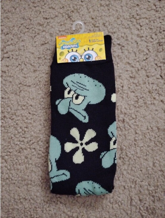 Nickelodeon Other - SpongeBob SquarePants Squidward Tentacles Crew Socks